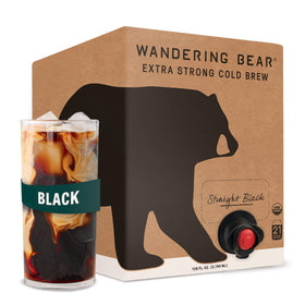 Wandering Bear Straight Black on tap for quick, smooth cold brew.