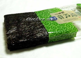 Wando Myungga kelp sheets pack, entire untoasted sheets for kitchen use.