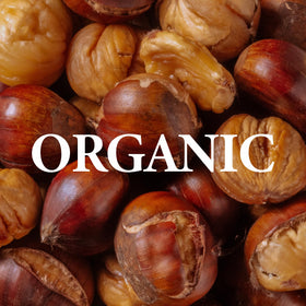 Wang chestnuts on a kitchen counter, versatile ingredient for soups and purées.