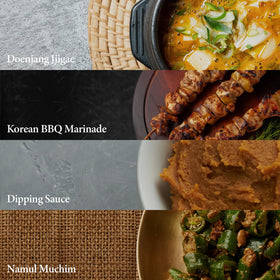 Wang Doenjang marination setup enhances beef and vegetables
