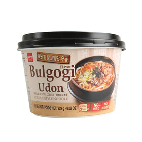 Wang Korean BBQ Bulgogi Udon Bowl packfront, ideal for quick lunches.