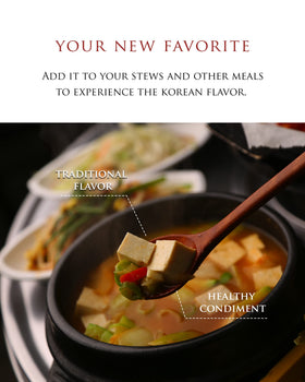 WangShin Doenjang oak-aging finish detail conveys deeper flavor