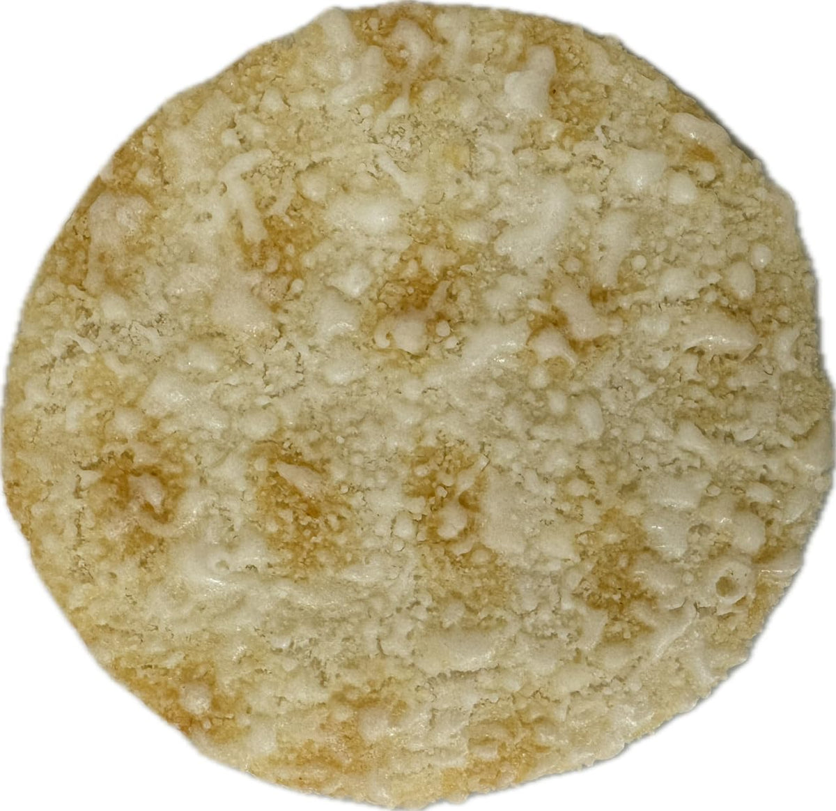 Want Want Shelly Shenbei glaze detail close-up highlights sugar coating on crackers.