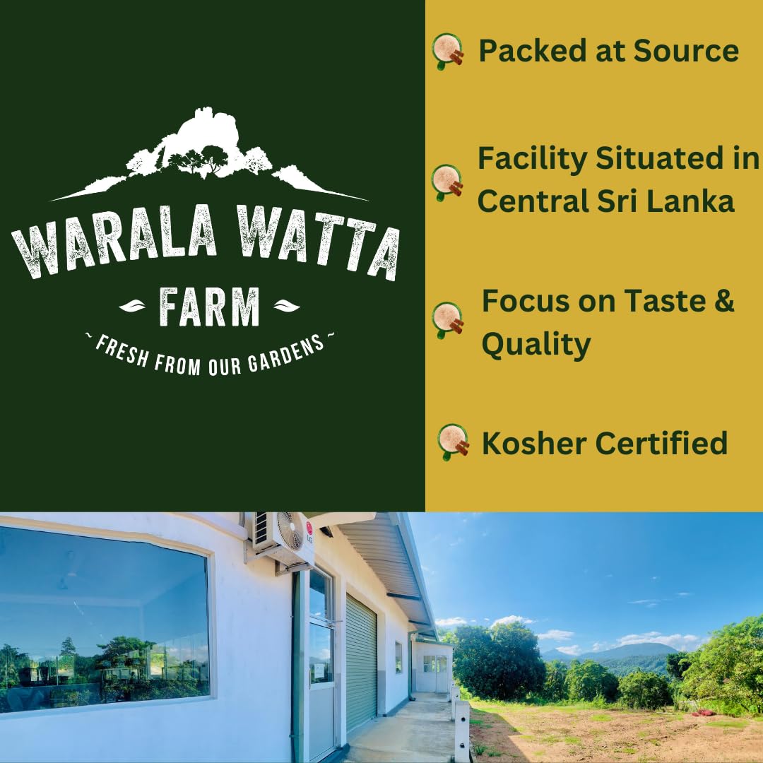 Warala Watta Farm cinnamon powder in smoothie oats scene highlights versatile breakfast use.