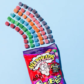 Warheads Cubes 5 lb bulk bag shown for parties and gatherings.