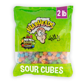 Warheads Cubes orange cubes deliver bold zest for party snacking.