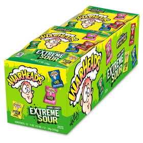 Warheads Extreme Sour Candy Sour Apple exterior detail for a bold bite