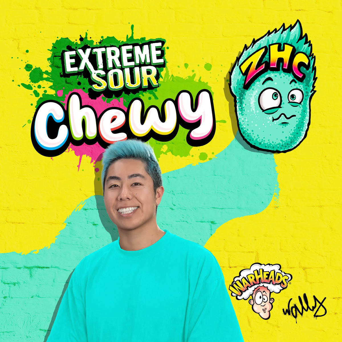 Warheads Extreme Sour Chewy Lemon, sharp citrus bite for snack time.