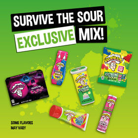 Warheads Extreme Sour Hard Candy Minis—legendary intensity with a sweet center.