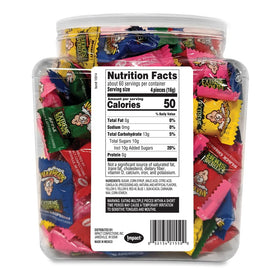 Warheads parade tub display ideal for events and giveaways.
