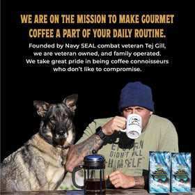 Warpath Coffee extra strong aroma ideal for outdoor and office routines