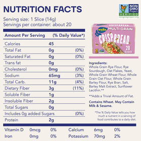 Wasa 12-pack crispbreads shown for versatile snacking