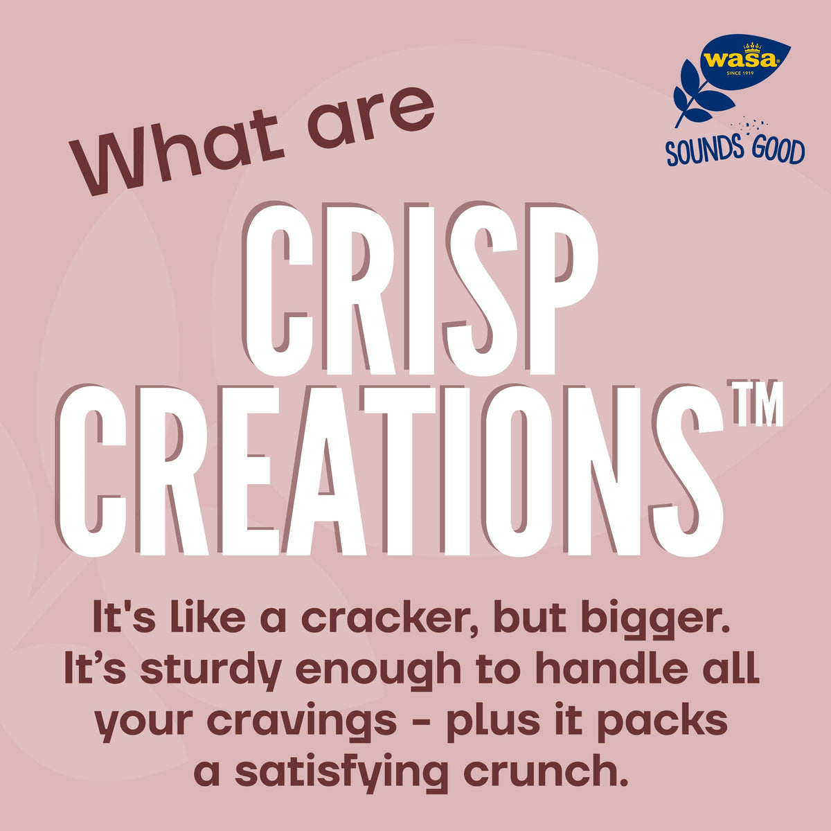 Wasa Cinnamon Crisp Creations dessert topping ideas with fruit and cream.