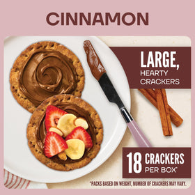 Wasa Cinnamon Crisp Creations presented on a snack plate with coffee or tea.