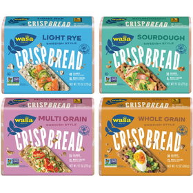 Wasa Crispbread Multi Grain slice close-up highlighting hearty texture and wholesome grains for snacking.