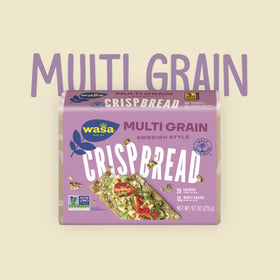 Wasa Crispbread Whole Grain crispbread dense, fiber-rich slices ideal for hearty toppings.