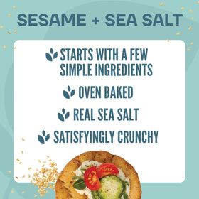 Wasa sesame crackers on a snack plate ready to share