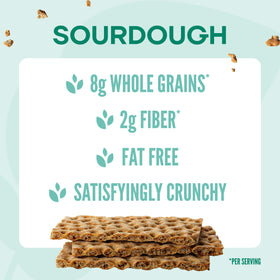 Wasa Sourdough Crispbread with toppings on a plate illustrating versatile meals