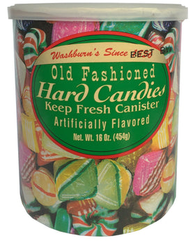 Washburn filled candies close-up shows glossy centers and texture.