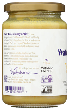 WATCHAREE'S Thai Yellow Curry Sauce gift-pack suggesting a thoughtful culinary present.