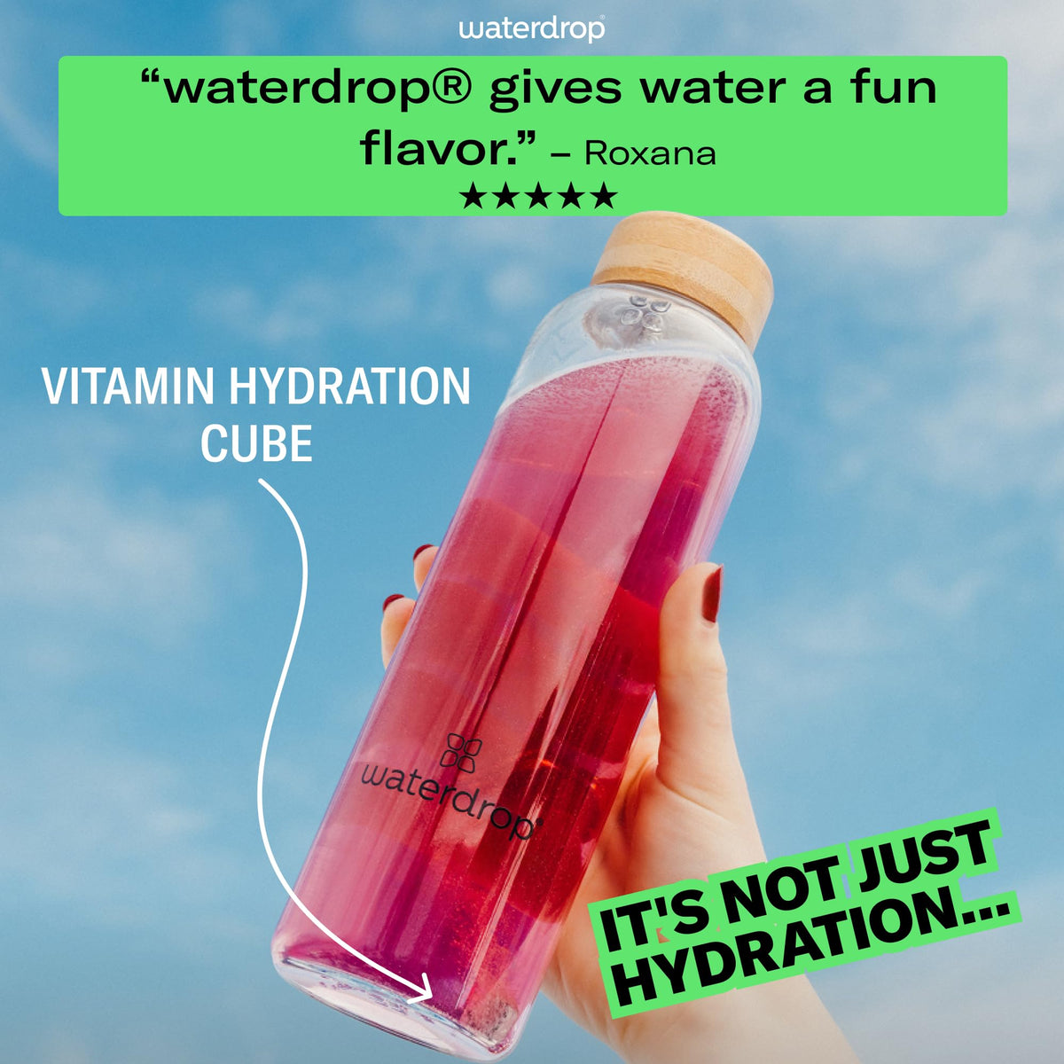 Waterdrop MICRODRINK compact travel pack for on-the-go hydration