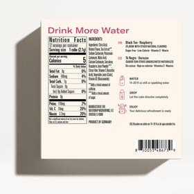 Hydration-friendly Waterdrop Microdrink cube for on-the-go lifestyles.