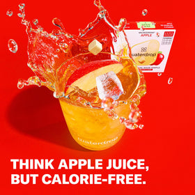 Waterdrop Hydration Cubes Apple packaging closeup showing easy use