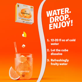 Waterdrop MICRODRINK travel pack cubes, easy to carry for workouts or commuting.