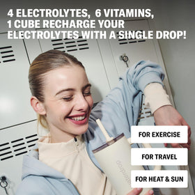 Ingredient list highlighting electrolytes and vitamins in Microlyte