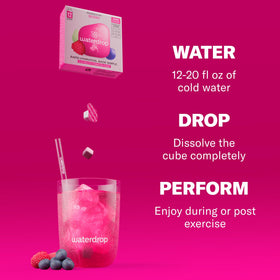 Waterdrop Microlyte Berry zero sugar hydration in a compact package