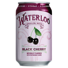 Waterloo Black Cherry 24-pack front view, ideal for gatherings