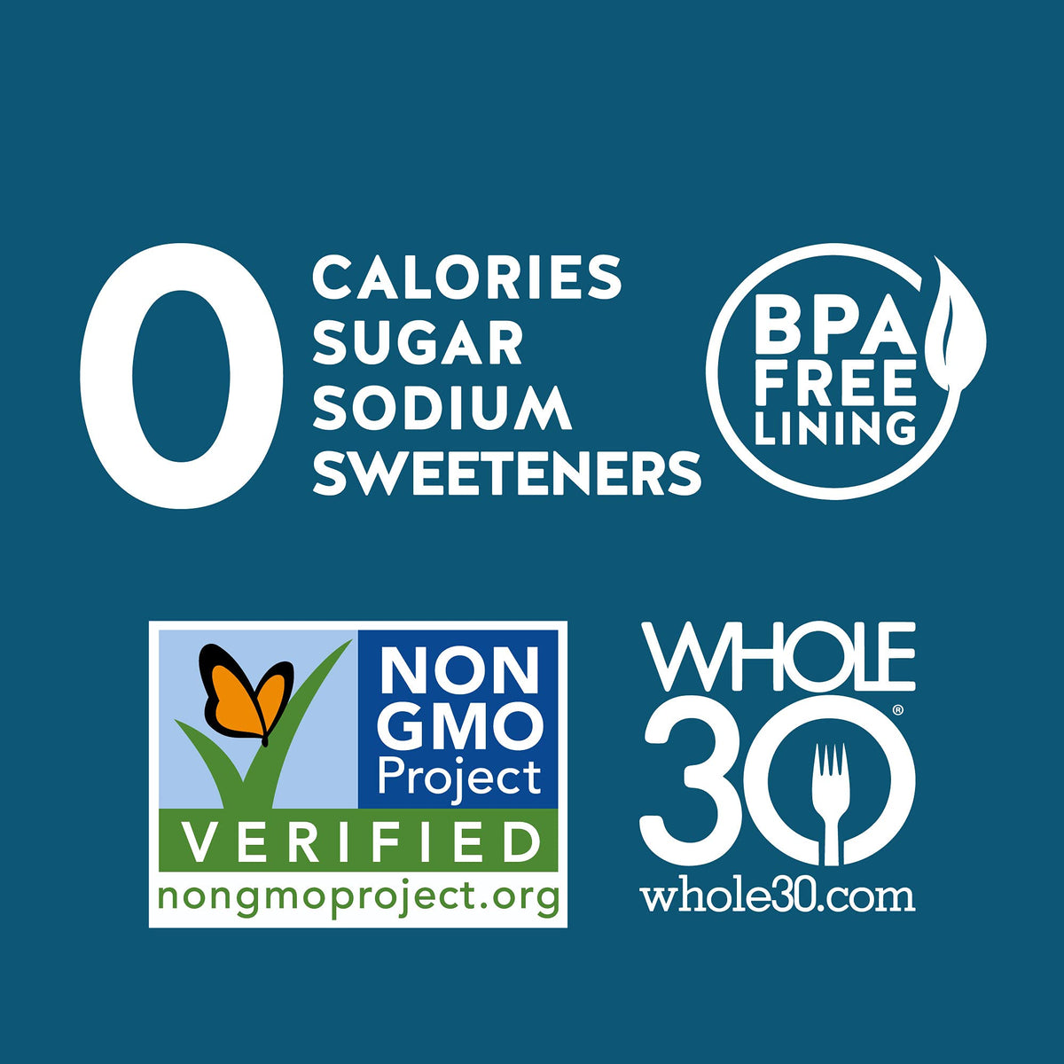 Waterloo BPA-free aluminum can close-up, premium packaging supporting clean flavor