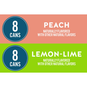 Waterloo Peach can close-up, fragrant aroma with zero sugar for guilt-free refreshment
