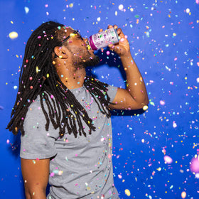 Waterloo Sparkling Water served over ice for everyday refreshment