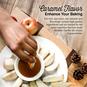 Watkins Caramel Flavor pack of six bottles ready for pantry