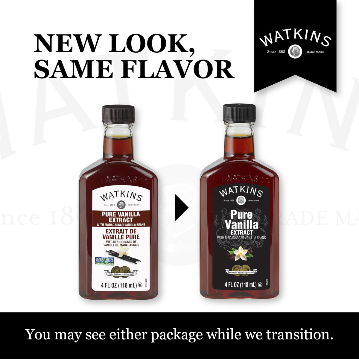 Kitchen scene with Watkins vanilla for everyday baking inspiration.