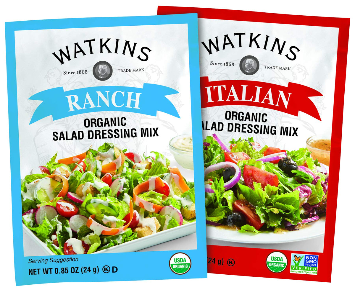 Watkins Kosher mark indicates dietary compatibility.