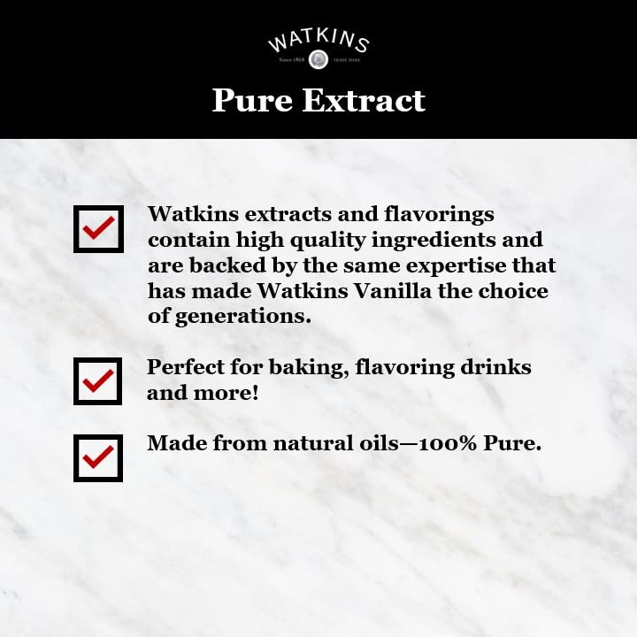 Watkins lemon extract aroma captures citrus scent for drinks and desserts.