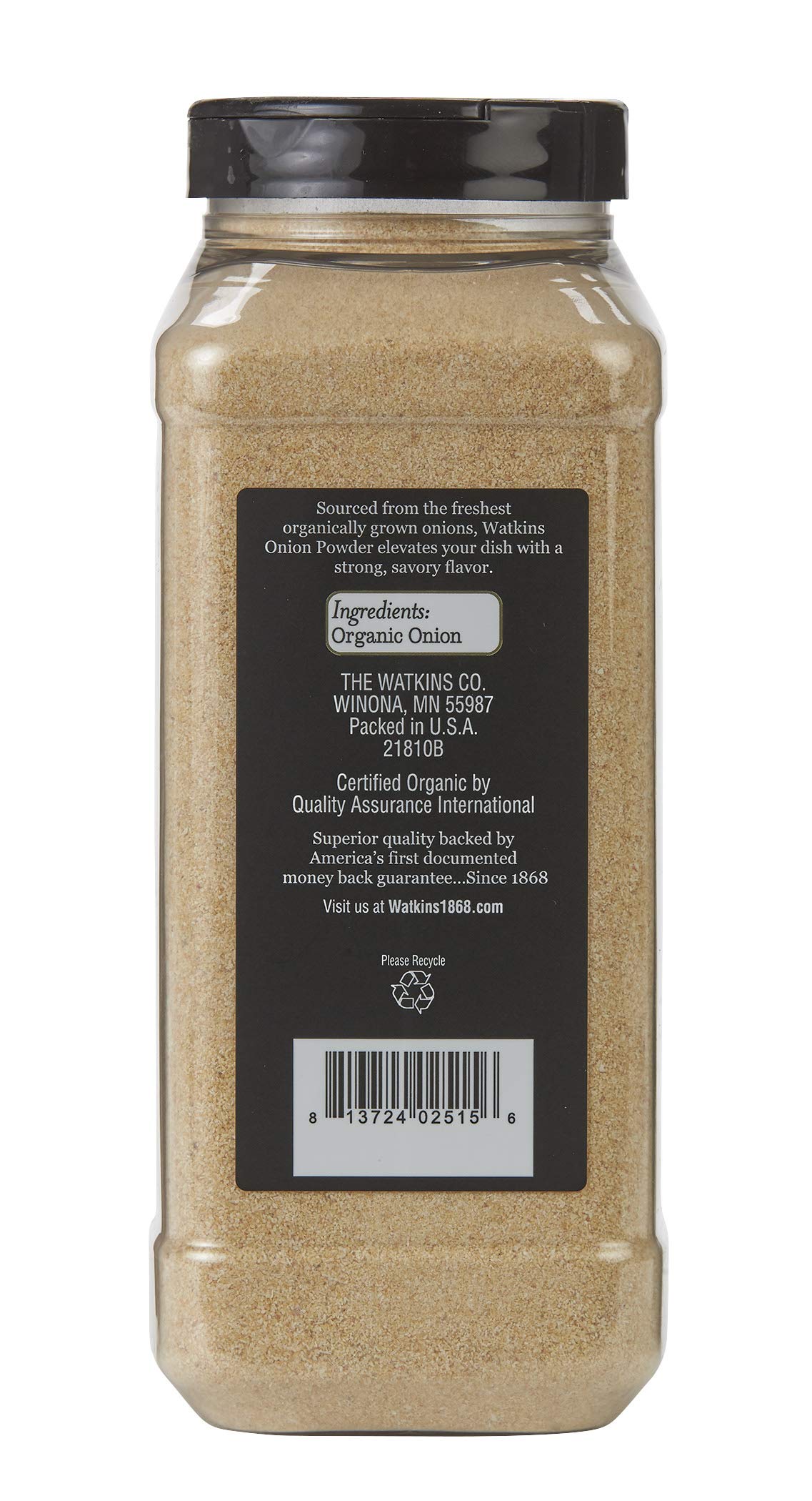 Watkins Onion Powder bulk pack for large batch cooking.
