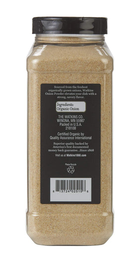 Watkins Onion Powder bulk pack for large batch cooking.