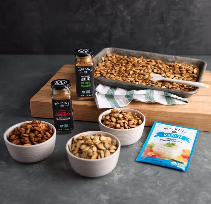 Watkins Organic seal signals USDA-certified ingredients.
