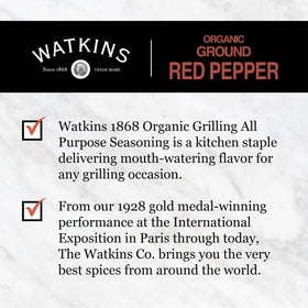 Watkins crushed red pepper packaging indicates USA-made premium spice.