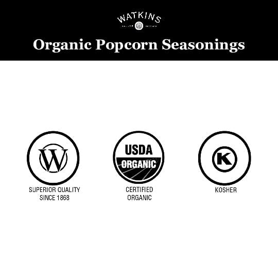 Watkins Ranch popcorn seasoning provides savory zest for snack time.
