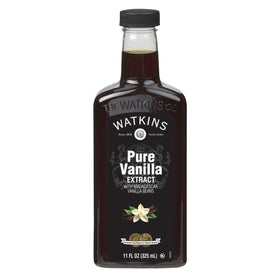 Watkins Pure Vanilla Extract bottle front view for premium vanilla flavor