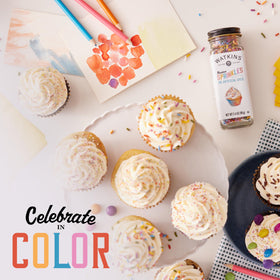 Watkins Rainbow Sprinkles packed in the USA for premium quality