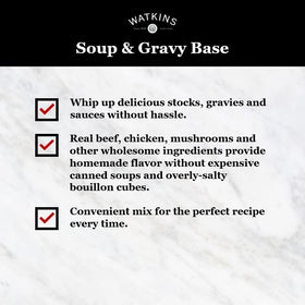 Watkins Chicken Base served dish highlights easy, flavorful gravies for dinners.