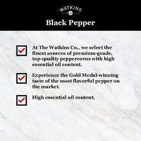 Watkins traditional-excellence badge evokes heritage and reliable flavor