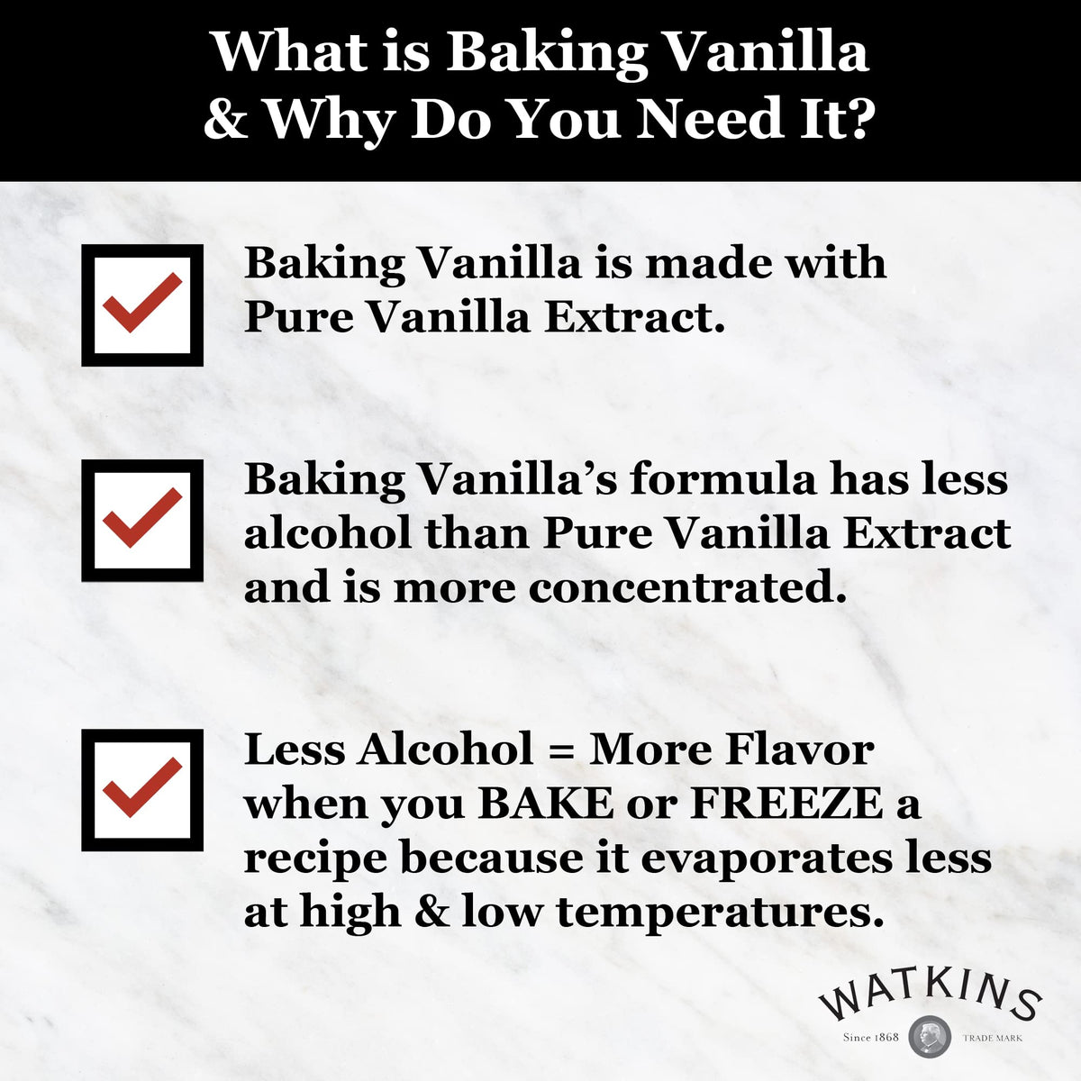 Watkins vanilla bean close-up showing natural seeds for premium, real vanilla notes.