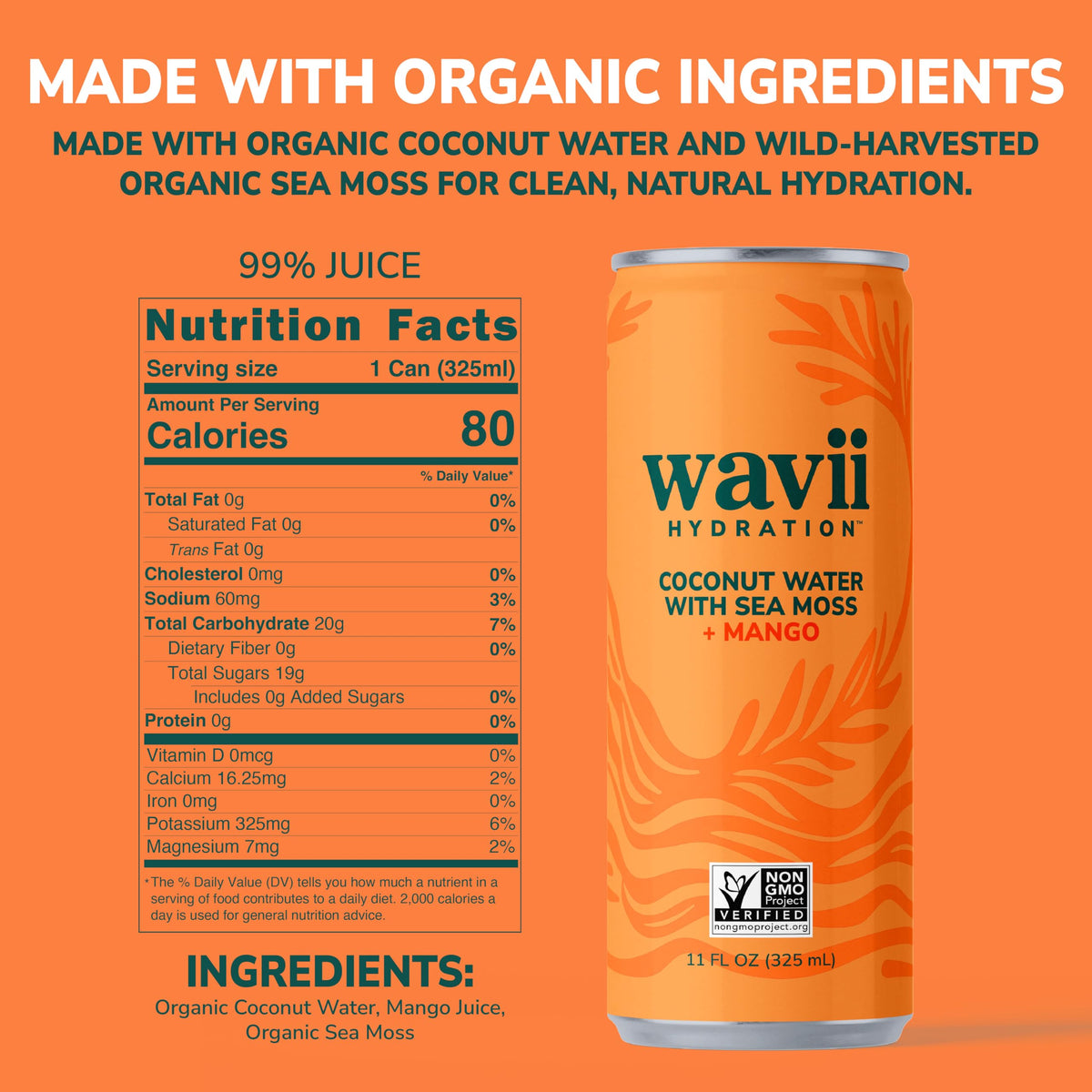 Wavii cans in a refrigerator ready for home or office use.