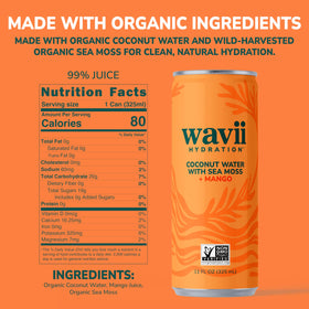 Wavii cans in a refrigerator ready for home or office use.
